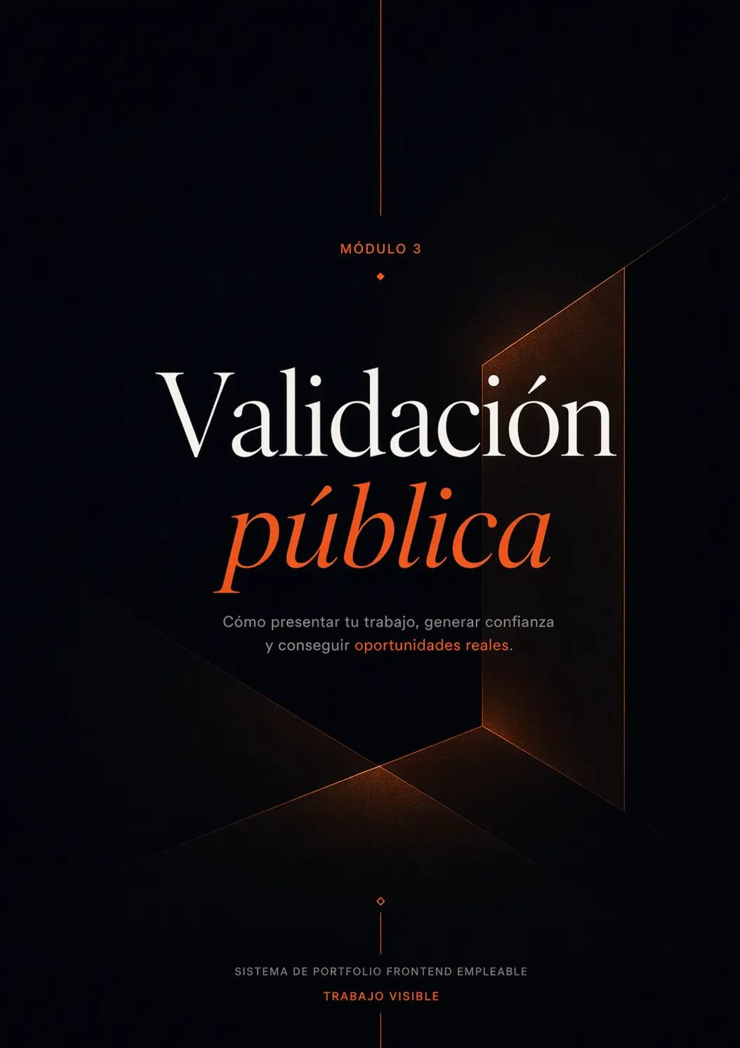 Exportación real del bloque "Módulo 4 — Validación pública", página 1.